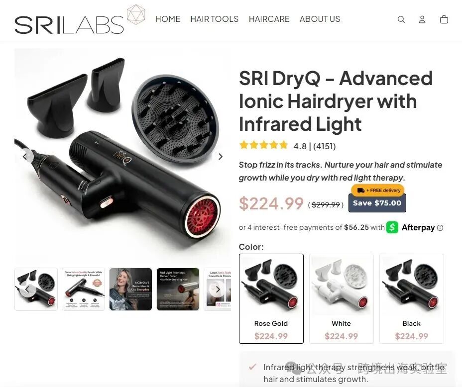 图片 100个品牌独立站拆解,凭什么卖了10万+吹风机?