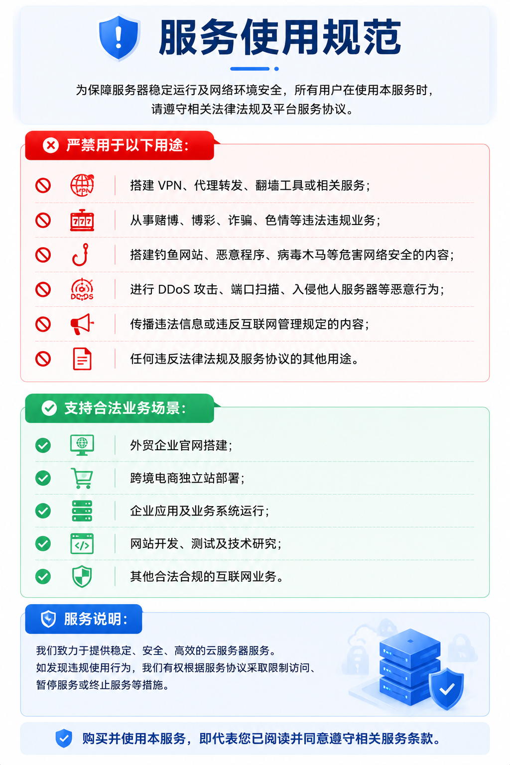 服务使用规范